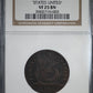 1787 Fugio Cent 1C 4 Cinq P.R. 'States United' NGC VF25BN