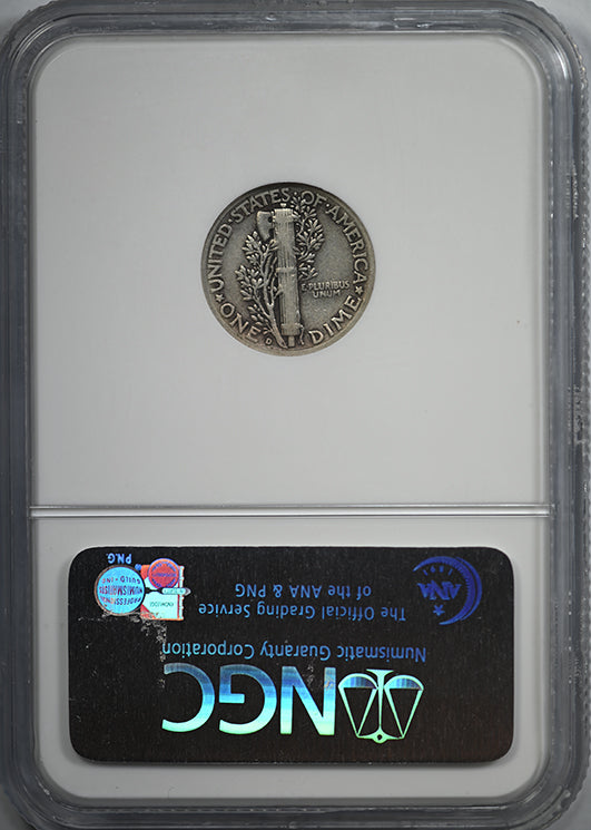 1942/1-D Mercury Dime 10C NGC F15