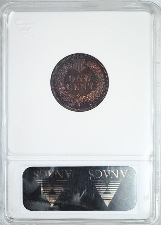 1892 Proof Indian Head Cent 1C ANACS PR64RB Reverse Slab