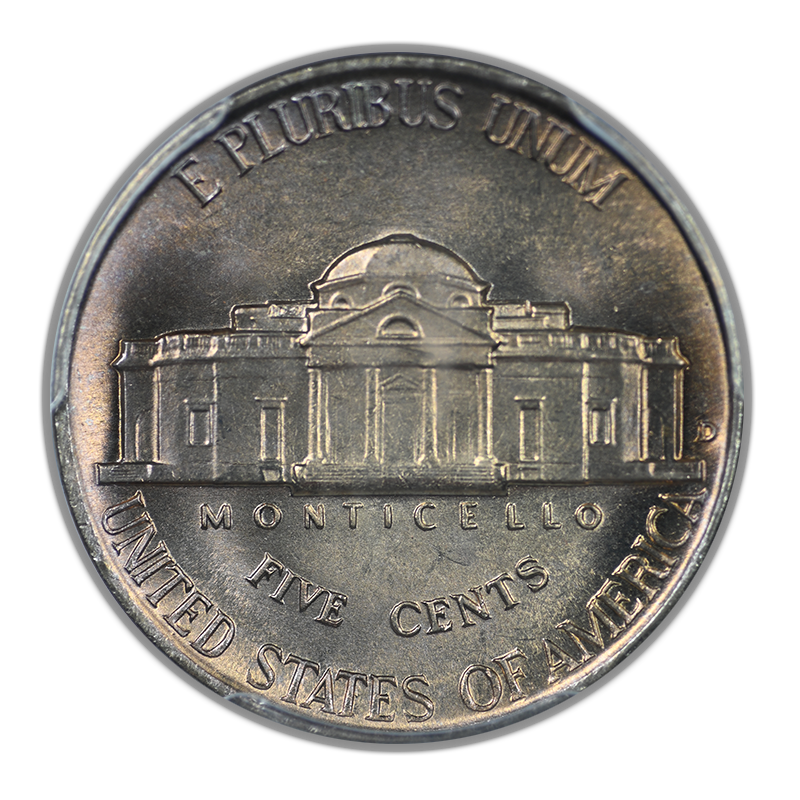 1938-D Jefferson Nickel 5C PCGS MS66
