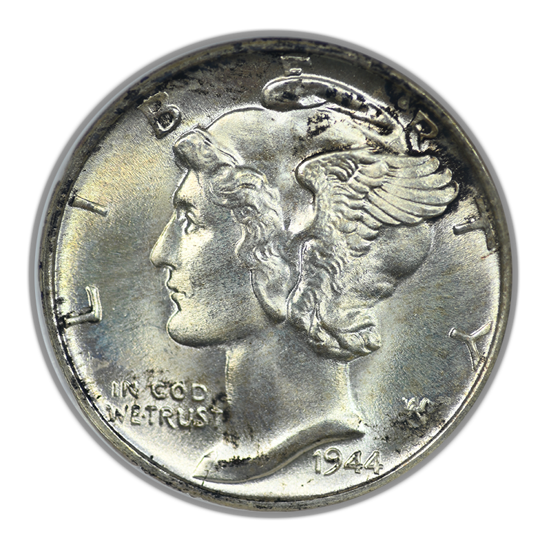 1944-S Mercury Dime 10C NGC Fatty MS67 CAC