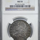 1833 Capped Bust Half Dollar 50C NGC AU55 - TONED!