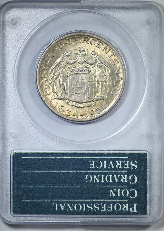 1934 Maryland Classic Commemorative Half Dollar 50C PCGS Rattler MS65 CAC