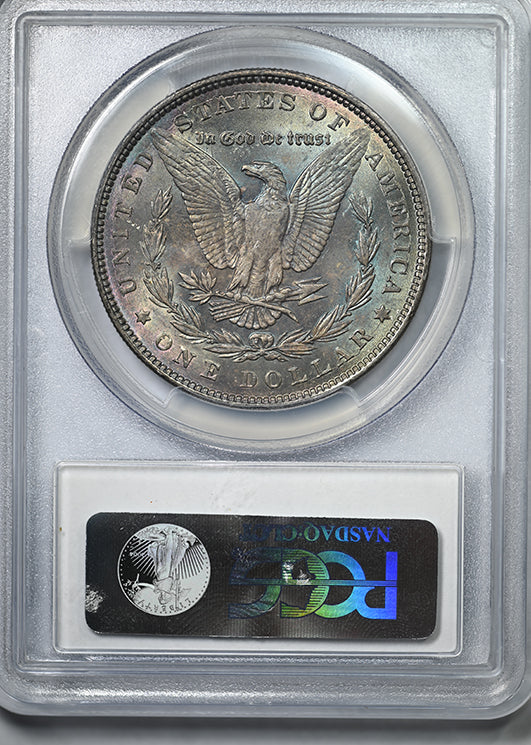 1887 Morgan Dollar $1 PCGS MS63 - DUAL SIDED TONED!