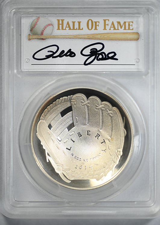 2014-P Baseball Hall of Fame Commemorative Silver Dollar $1 PCGS PR70DCAM Deep Cameo