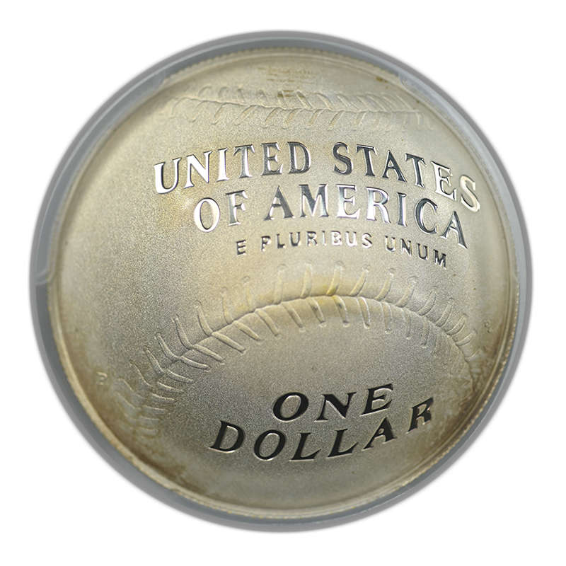 2014-P Baseball Hall of Fame Commemorative Silver Dollar $1 PCGS PR70DCAM Deep Cameo