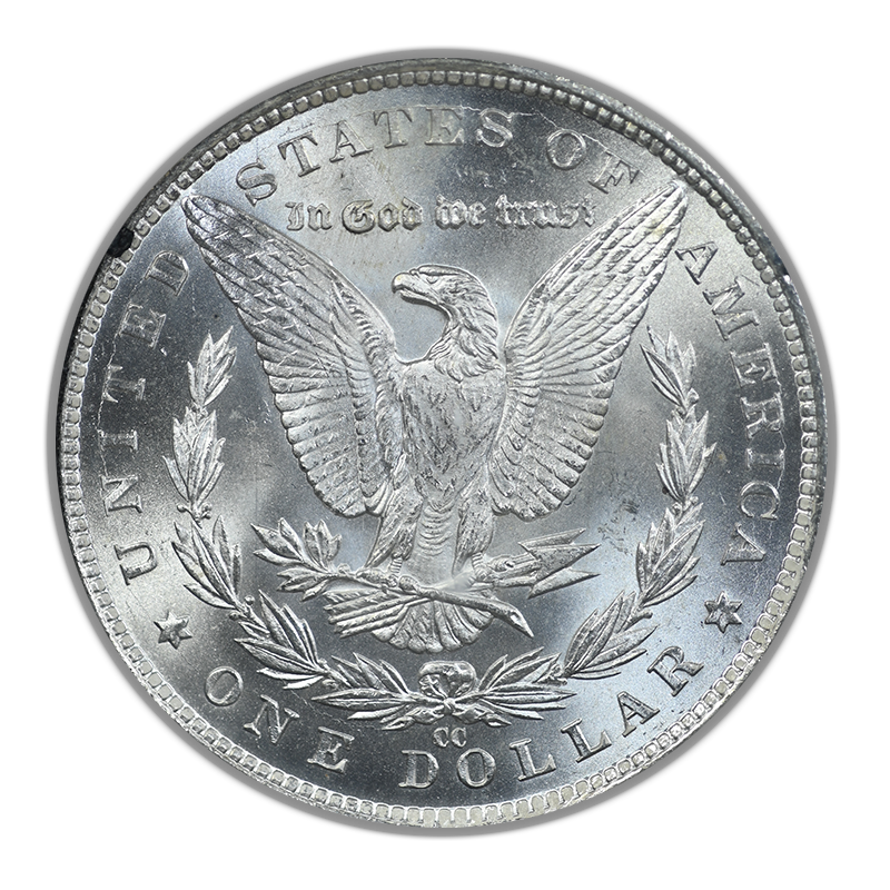 1883-CC GSA Morgan Dollar $1 PCGS MS65 CAC Reverse