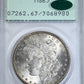 1899-S Morgan Dollar $1 PCGS Rattler MS63 CAC Obverse Slab