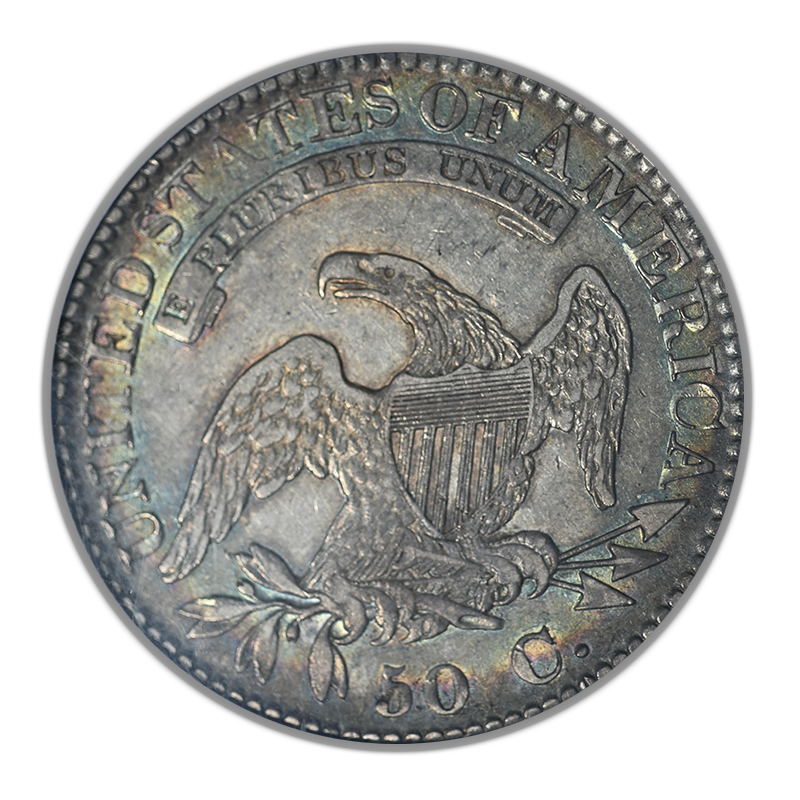 1823 Capped Bust Half Dollar 50C NGC XF45 CAC O-112 - TONED!