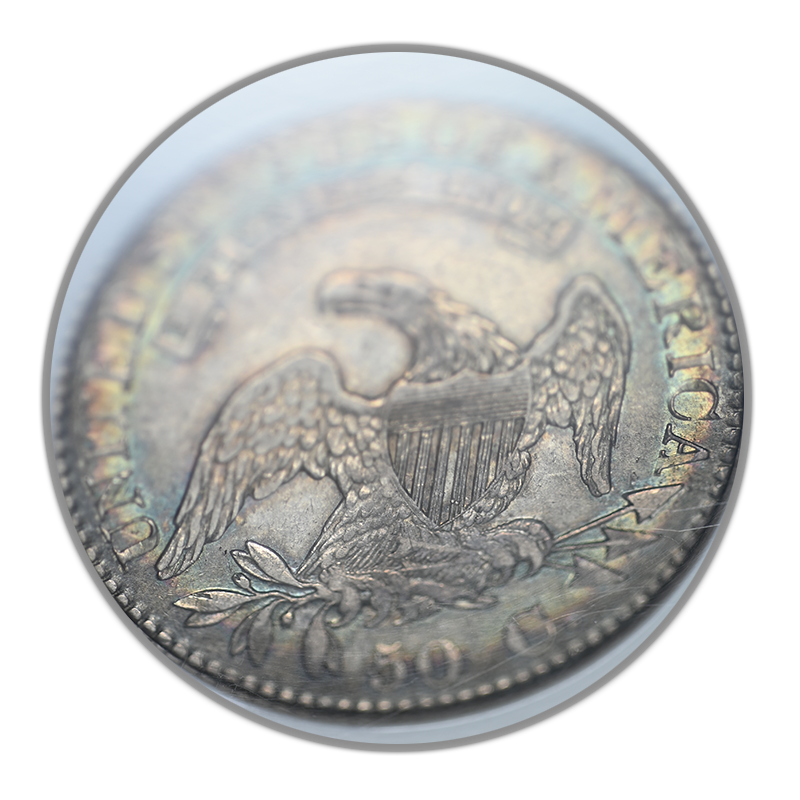 1823 Capped Bust Half Dollar 50C NGC XF45 CAC O-112 - TONED!