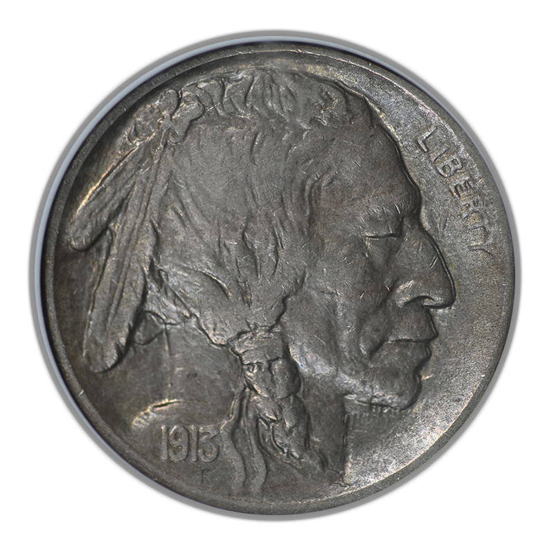 1913-S Type 2 Buffalo Nickel 5C NGC AU55