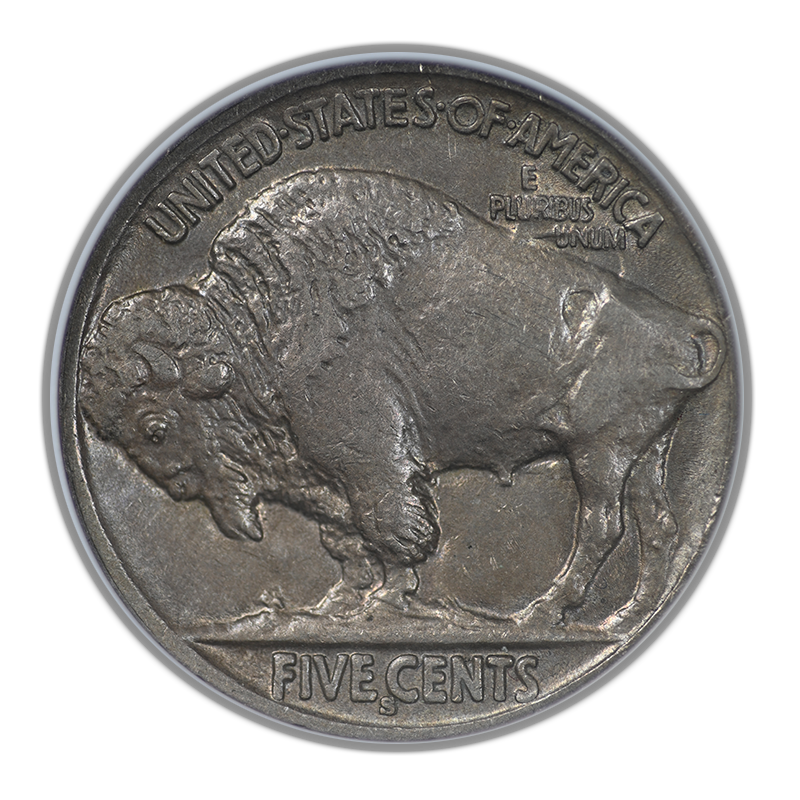 1913-S Type 2 Buffalo Nickel 5C NGC AU55