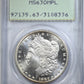 1882-CC Morgan Dollar $1 PCGS Rattler MS63DMPL - Deep Mirror Prooflike