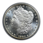 1882-CC Morgan Dollar $1 PCGS Rattler MS63DMPL - Deep Mirror Prooflike