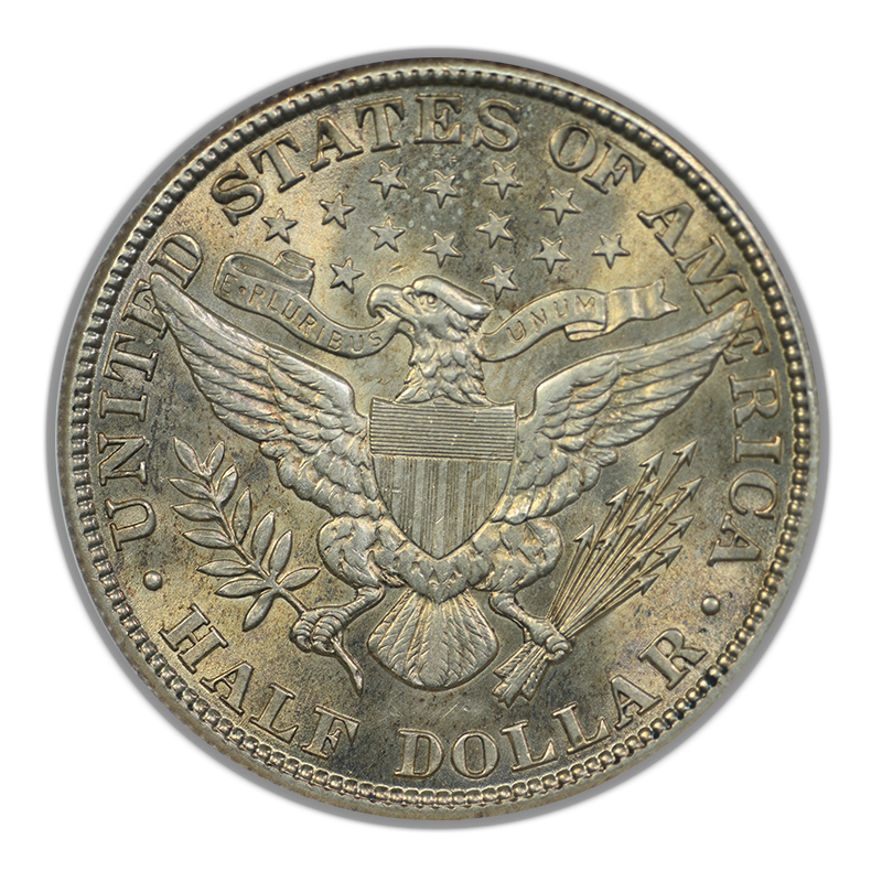 1909 Barber Half Dollar 50C ANACS Soapbox MS60