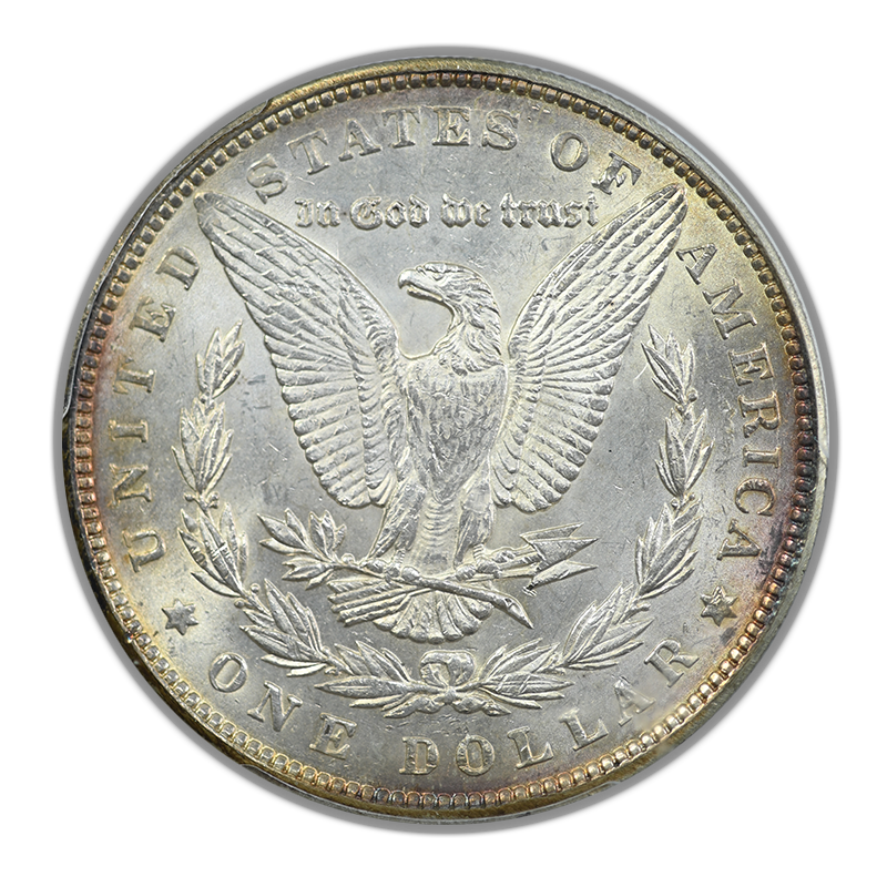1892 Morgan Dollar $1 PCGS AU58+