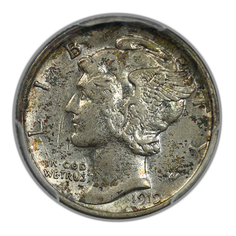 1919-S Mercury Dime 10C PCGS AU50