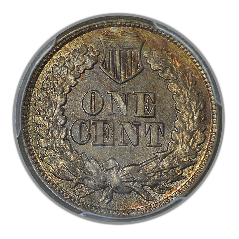 1863 Indian Head Cent 1C PCGS AU58