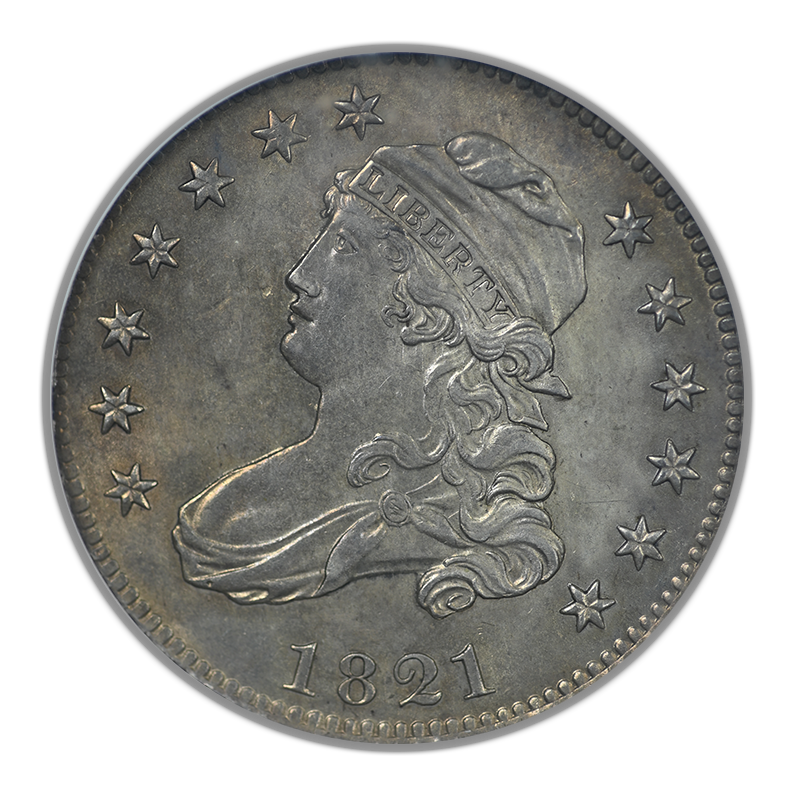 1821 Capped Bust Quarter 25C NGC MS62