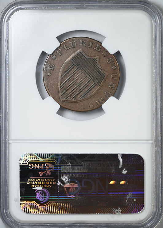 1786 New Jersey Copper Colonial St Beam Nar Shield NGC XF45BN
