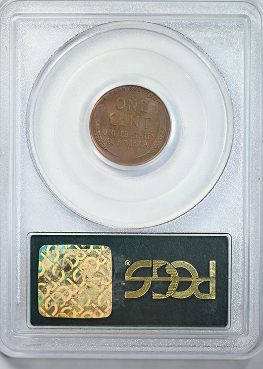 1957-D Lincoln Wheat Cent 1C PCGS MS65RB CAC OGH - TONED!