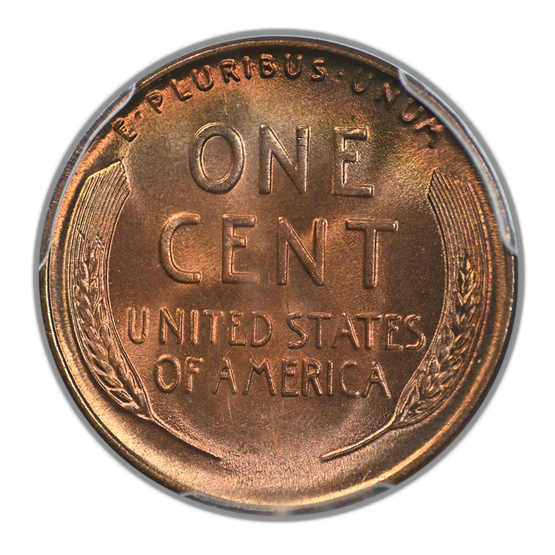 1937 Lincoln Wheat Cent 1C PCGS MS65RD CAC Reverse