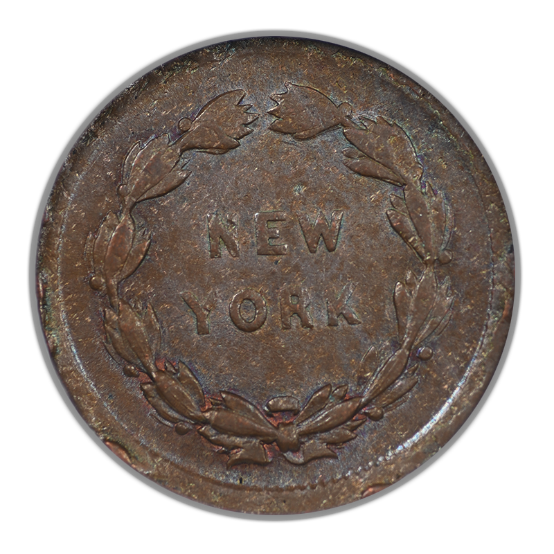 1863 Civil War Token NGC MS62BN F-191/443 A Pro Bono Publico