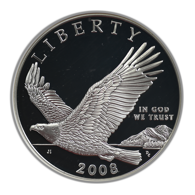 2008-P Proof Bald Eagle Commemorative Silver Dollar $1 NGC PF70 Ultra Cameo