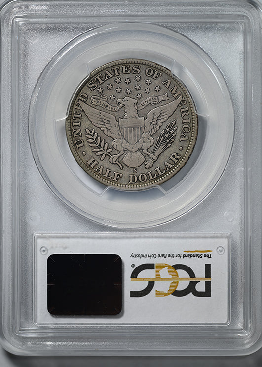 1914-S Barber Half Dollar 50C PCGS VF25