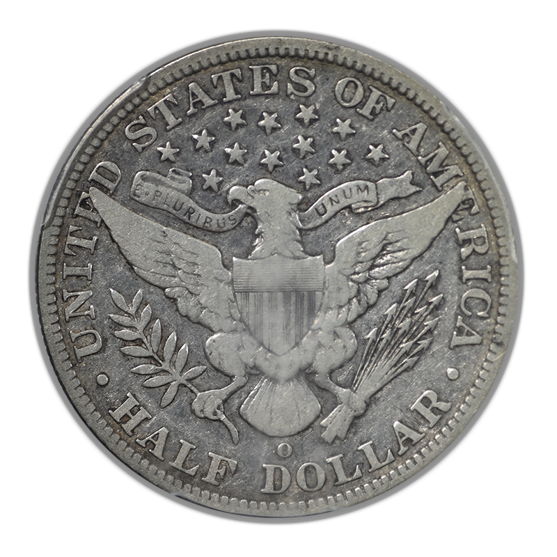 1904-O Barber Half Dollar 50C PCGS F15