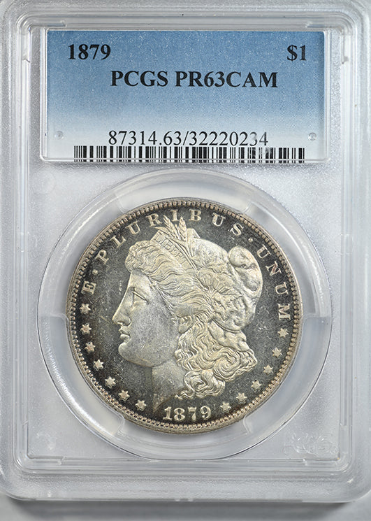 1879 Proof Morgan Dollar $1 PR63CAM Cameo