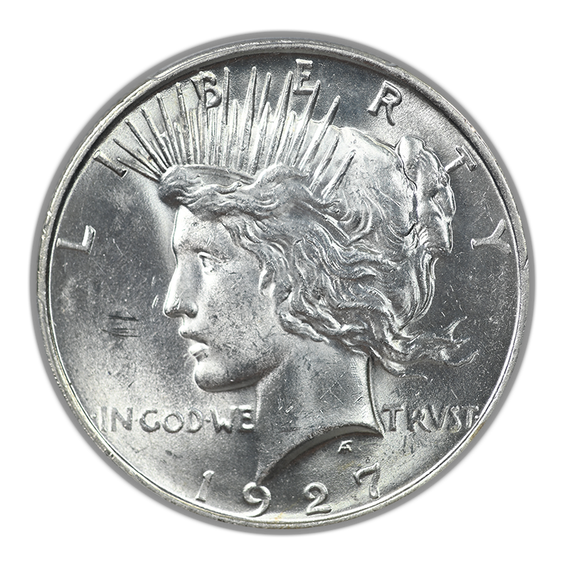 1927-D Peace Dollar $1 PCGS MS62