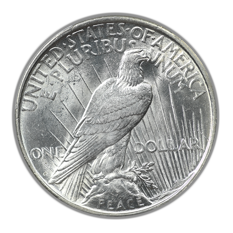 1927-D Peace Dollar $1 PCGS MS62