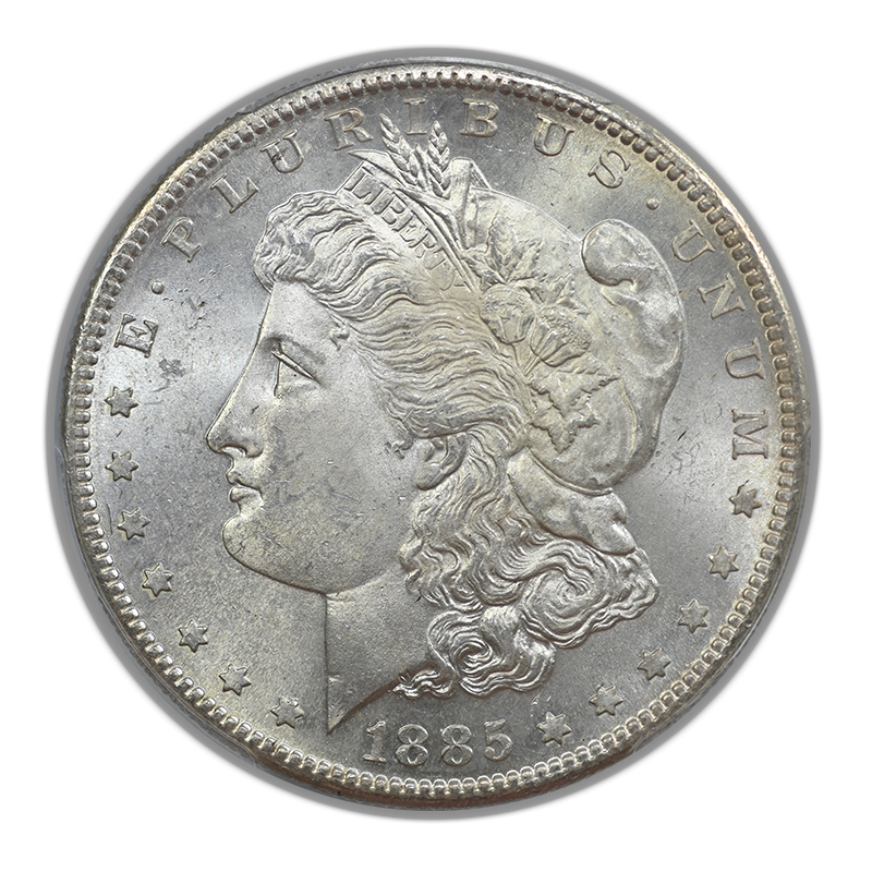 1885-S Morgan Dollar $1 PCGS MS64