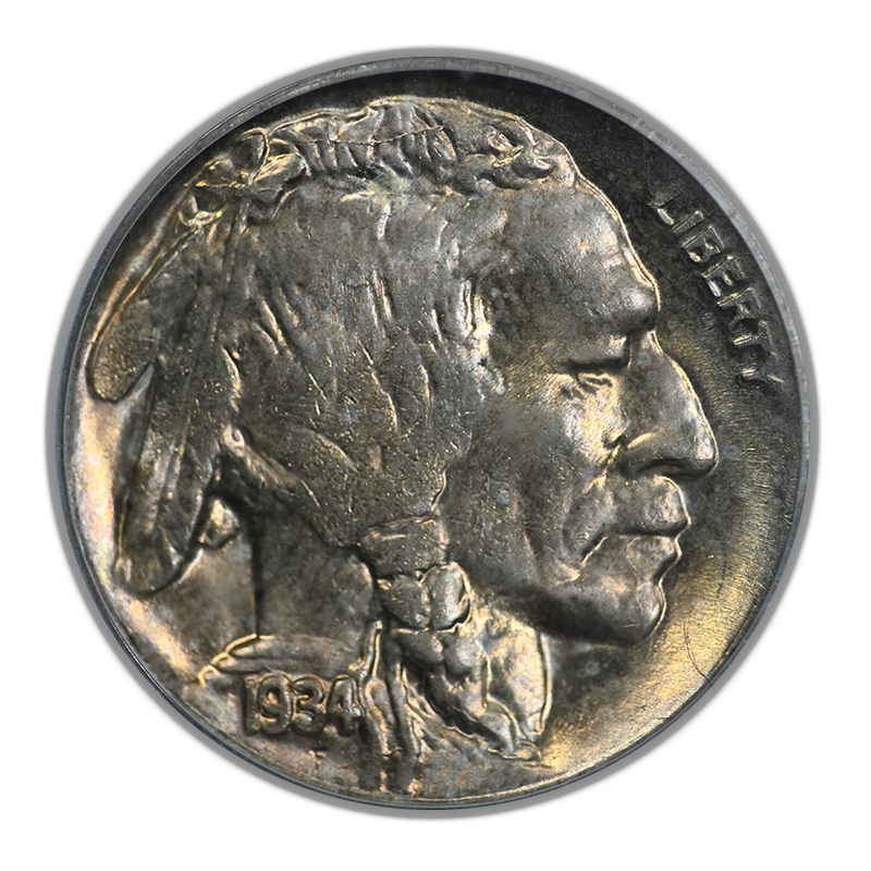 1934-D Buffalo Nickel 5C PCGS MS64 OGH