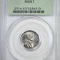 1943-D Steel Lincoln Wheat Cent 1C PCGS MS67 OGH