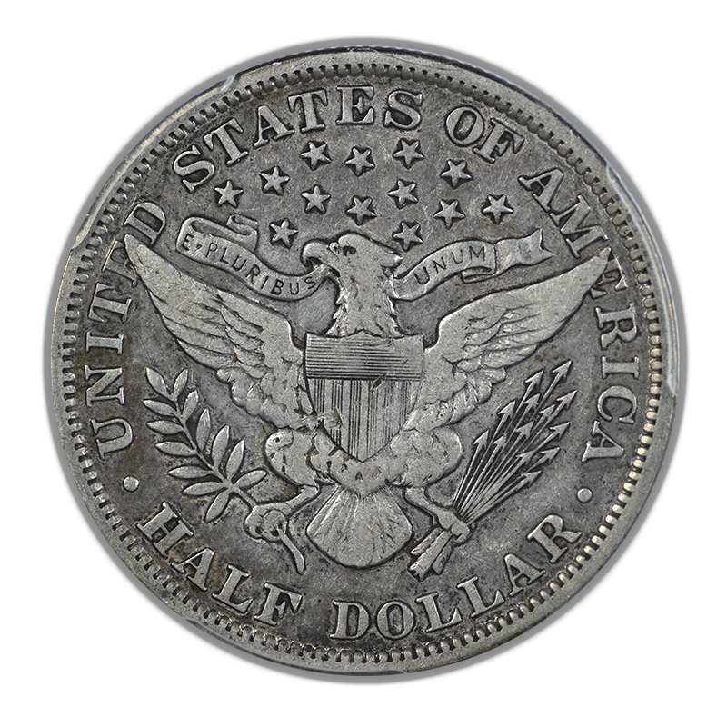 1893 Barber Half Dollar 50C PCGS VF25
