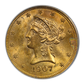 1907 Liberty Head Gold Eagle $10 PCGS MS61 OGH - REVERSE TONED!