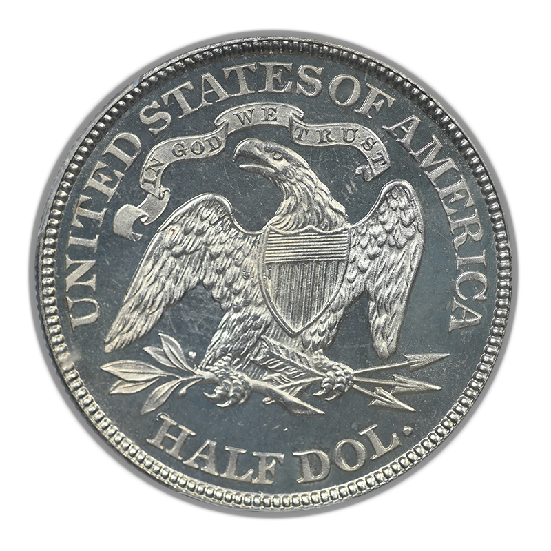 1888 Proof Liberty Seated Half Dollar 50C PCGS PR63