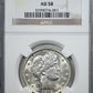 1913-D Barber Half Dollar 50C NGC AU58