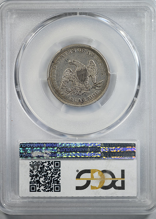 1843 Liberty Seated Quarter 25C PCGS XF40