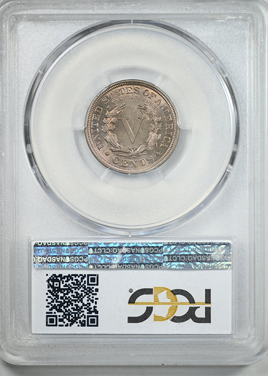 1911 Liberty V-Nickel 5C PCGS MS65