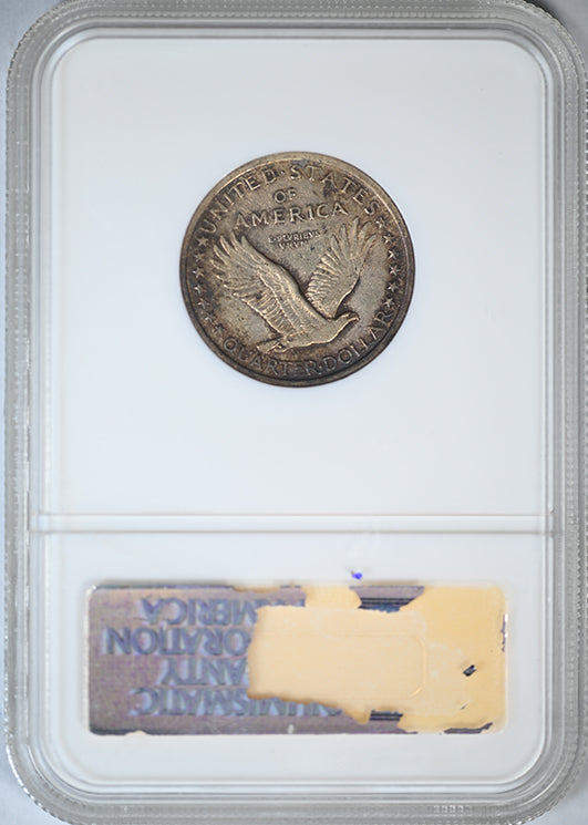 1917 Type 1 Standing Liberty Quarter 25C NGC XF45 CAC