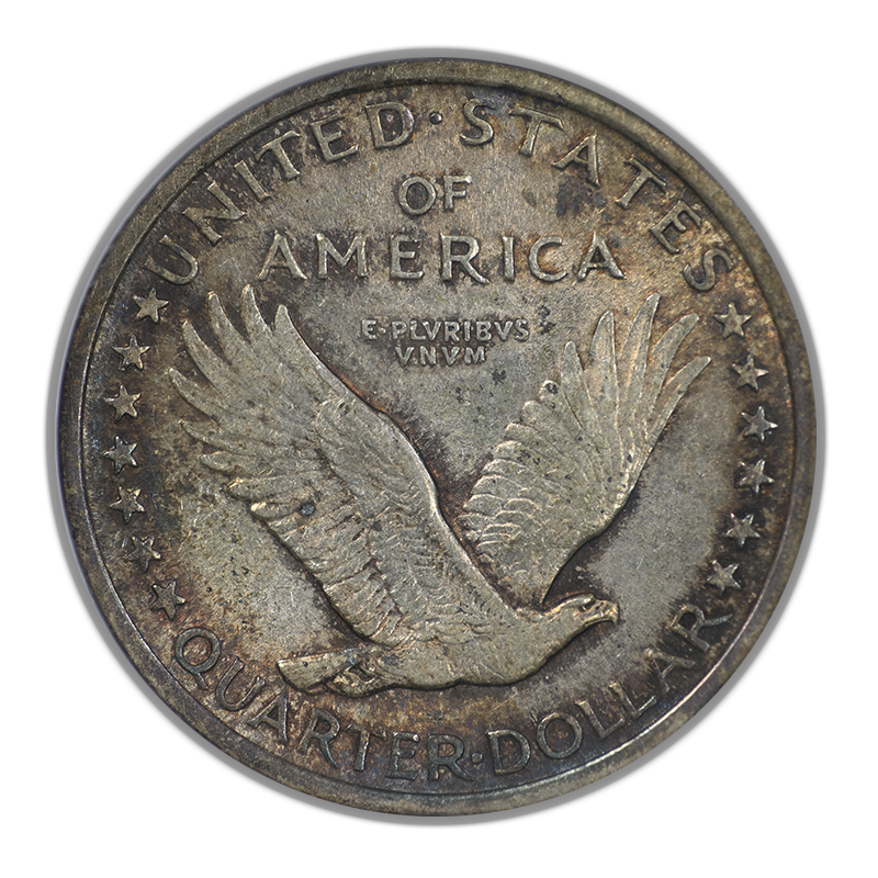 1917 Type 1 Standing Liberty Quarter 25C NGC XF45 CAC