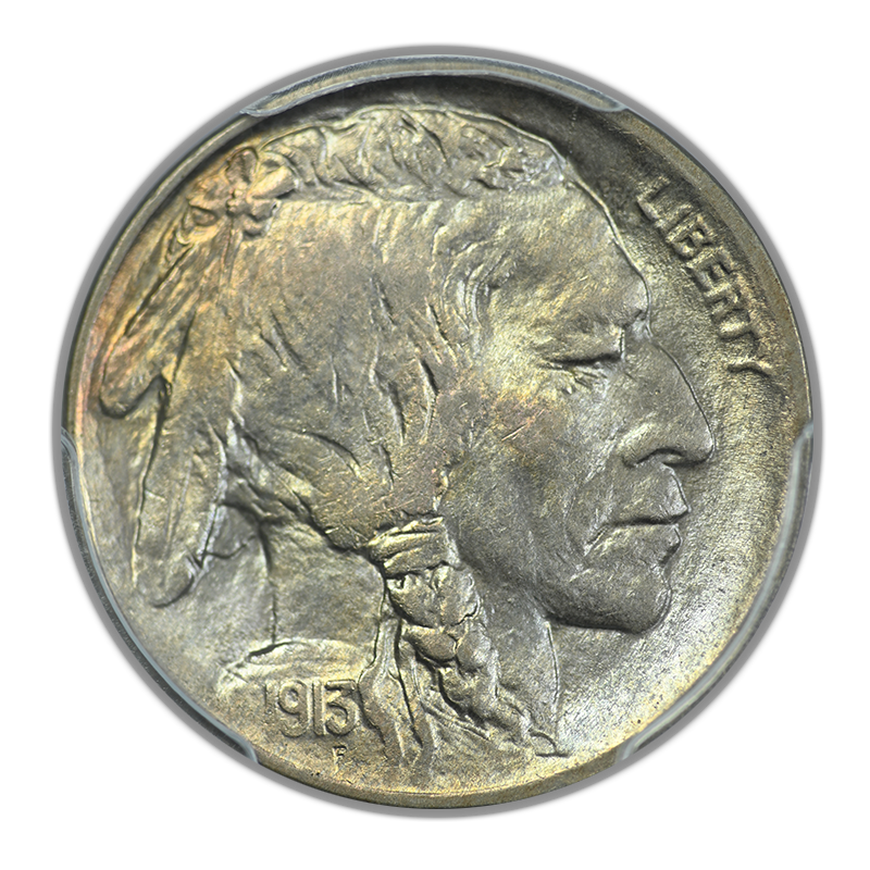 1913-D Type 1 Buffalo Nickel 5C PCGS MS63