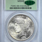1925 Peace Dollar $1 PCGS MS66 CAC OGH
