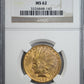1932 Indian Head Gold Eagle $10 NGC MS62