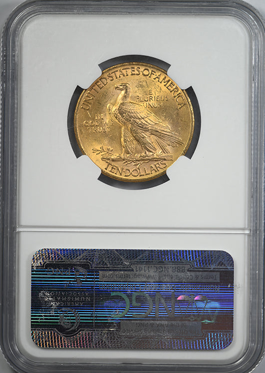 1932 Indian Head Gold Eagle $10 NGC MS62