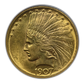 1907 Indian Head Gold Eagle $10 NGC MS61 Obverse