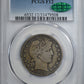 1915 Barber Half Dollar 50C PCGS F12 CAC